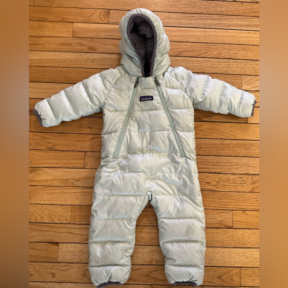 Patagonia Hi-Loft Down Bunting Sz 3-6 mo